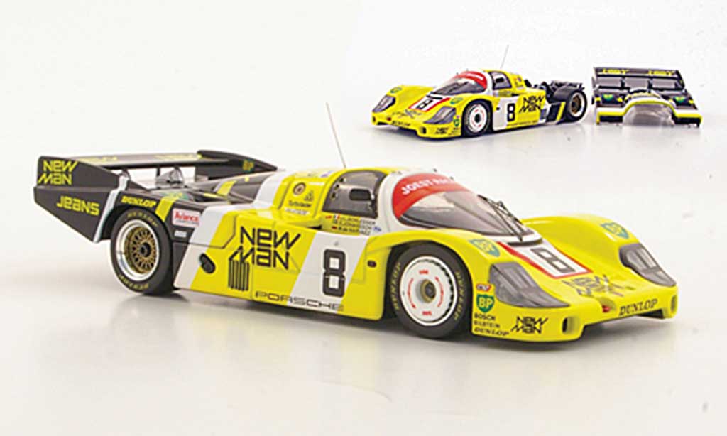 Porsche 956 1984 1/43 HPI 1984 LH No.8 New Man J.L.Schlesser / S.Johansson / M.de Narvaez 24h Le Mans diecast model cars