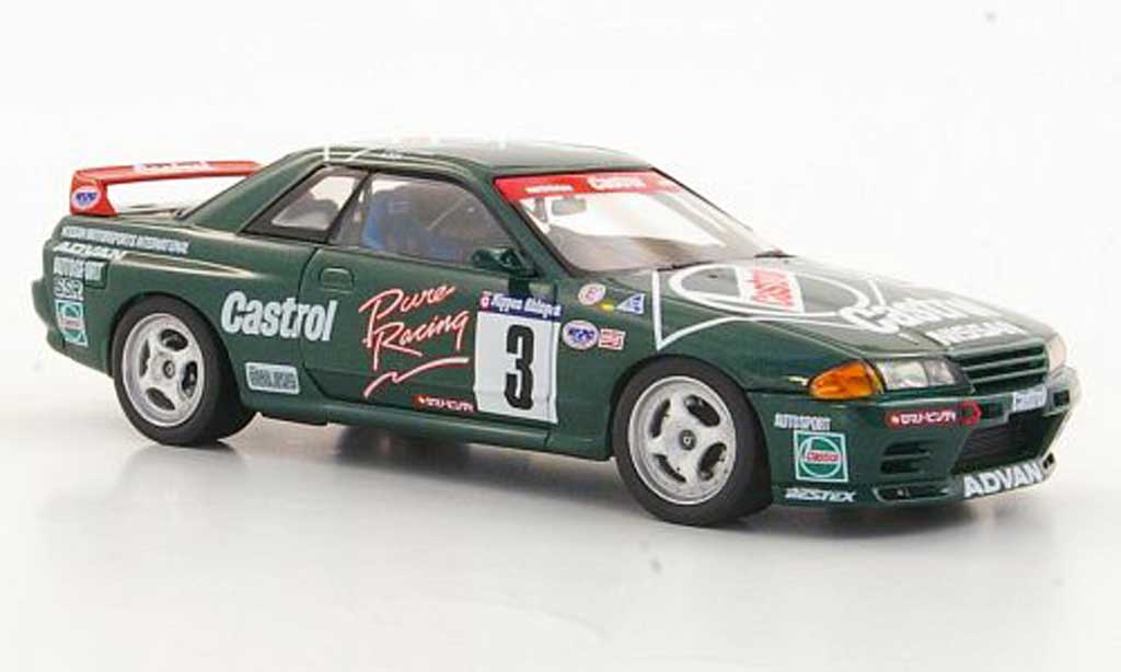 Nissan Skyline R32 1/43 HPI R32 GT-R No.3 Castrol H.Fukuyama / A.Iida N1 1992 diecast model cars