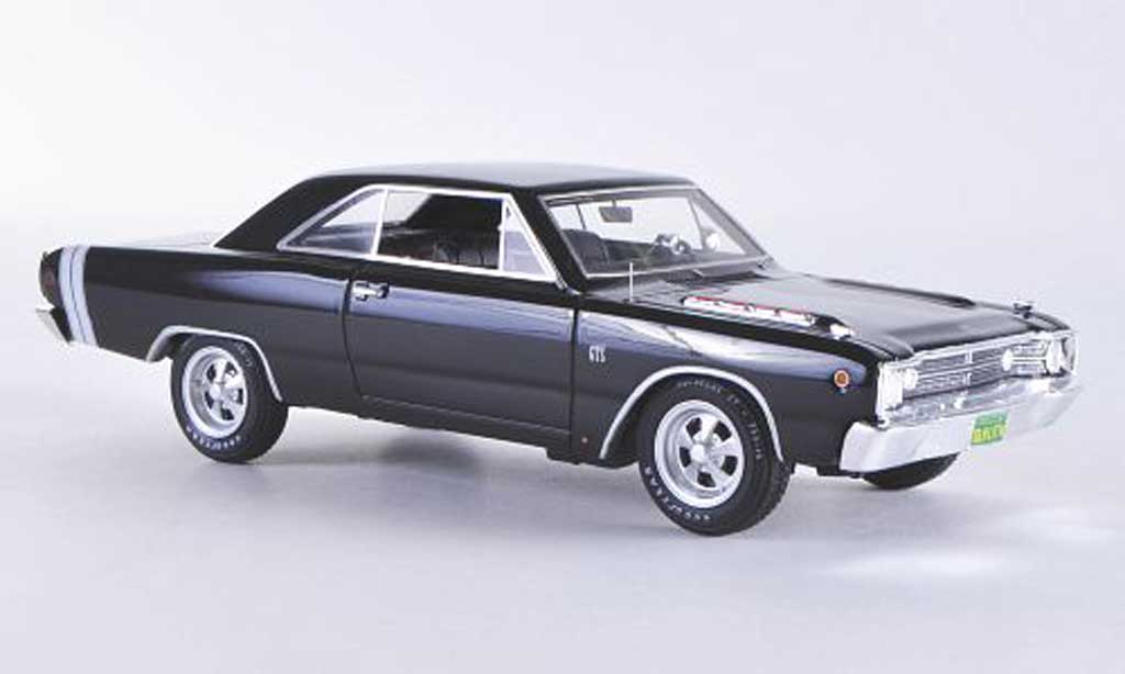 Dodge Dart 1968 1/43 Highway 61 1968 GTS black/white diecast model cars
