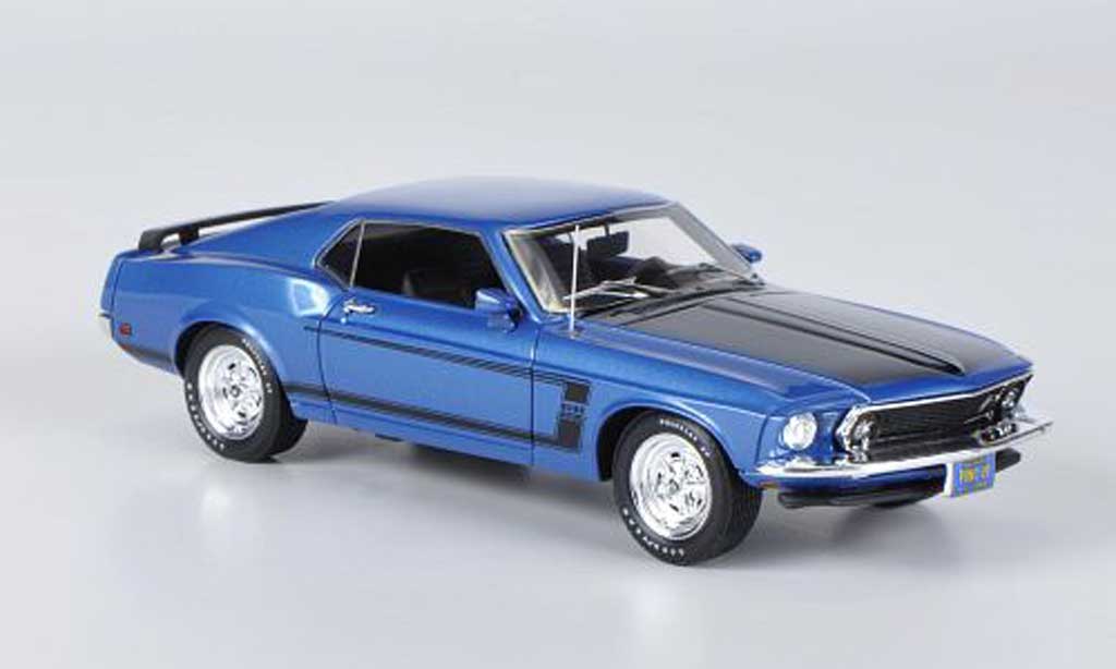 Ford Mustang 1969 1/43 Highway 61 1969 Boss 302 blue diecast model cars