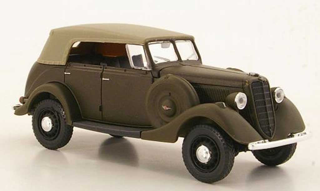 Gaz 61-40 1/43 Nash Avtoprom mattbrown geschlossenes Verdeck diecast model cars