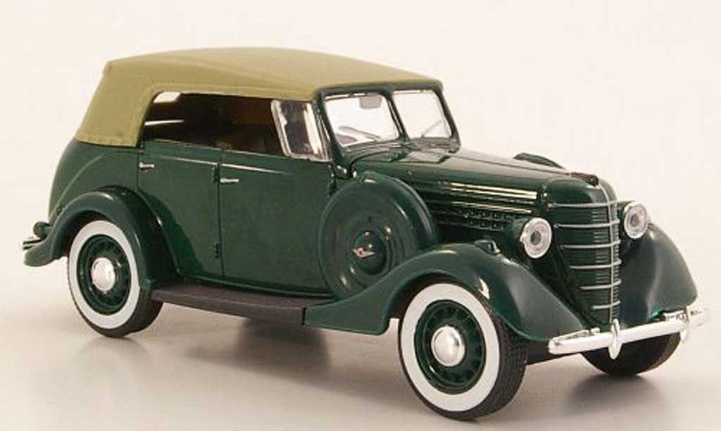 Gaz 11-40 1/43 Nash Avtoprom grun geschlossenes Verdeck diecast model cars