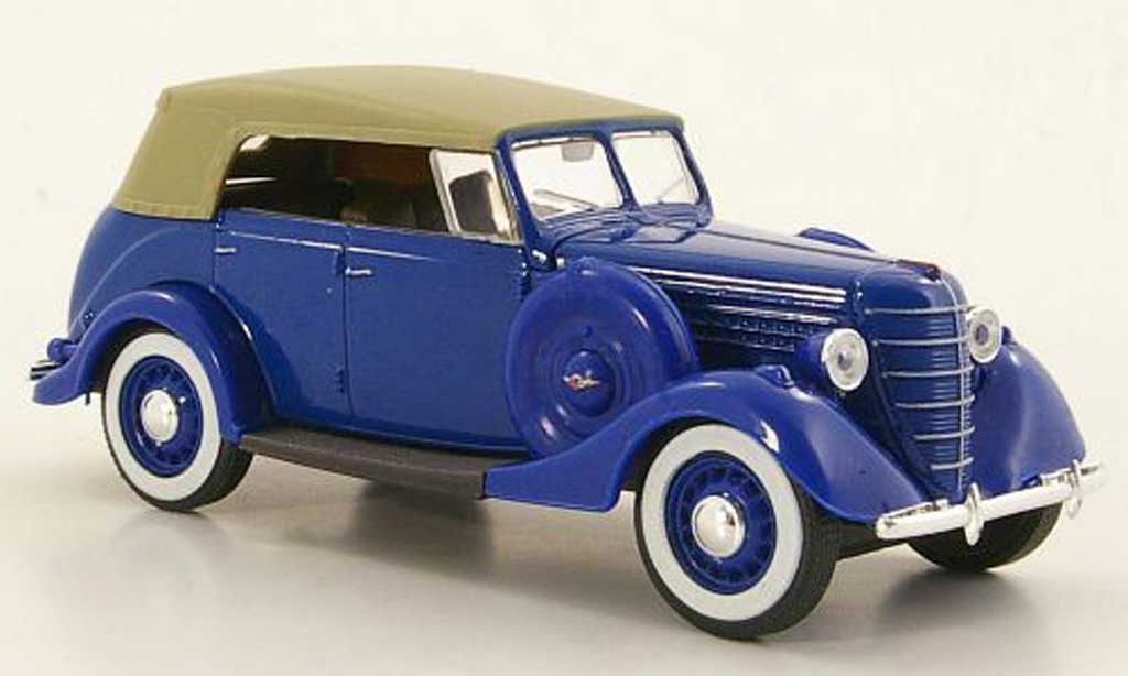 Gaz 11-40 1/43 Nash Avtoprom blue geschlossenes Verdeck diecast model cars