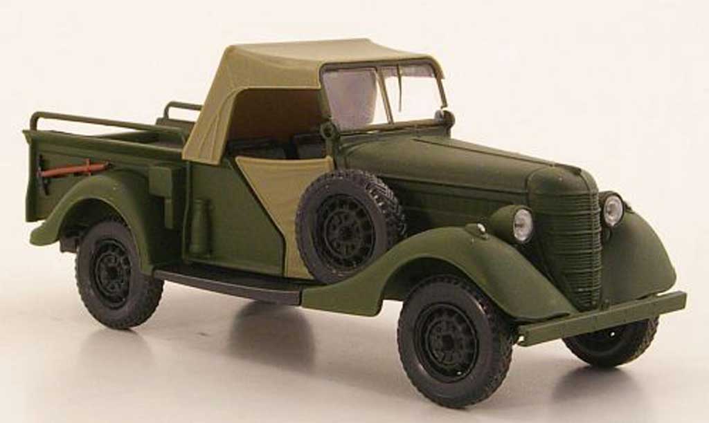 Gaz 61-417 1/43 Nash Avtoprom mattgrun geschlossenes Verdeck diecast model cars