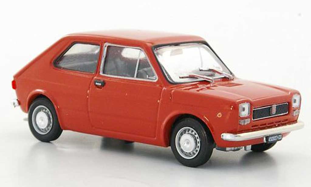 Fiat 127 1/43 Brumm brown red 1971 diecast model cars