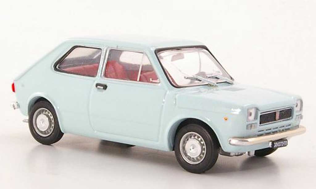 Fiat 127 1/43 Brumm blue 1971 diecast model cars