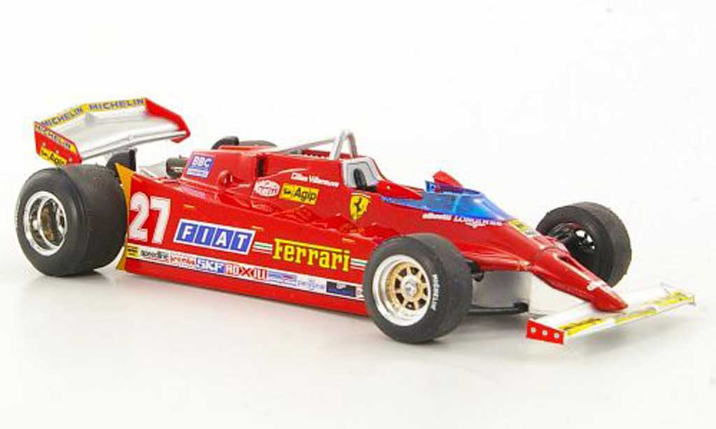 Ferrari 126 1981 1/43 Brumm 1981 CK Comprex No.27 G.Villeneuve GP USA West Trainingsfahrzeug diecast model cars