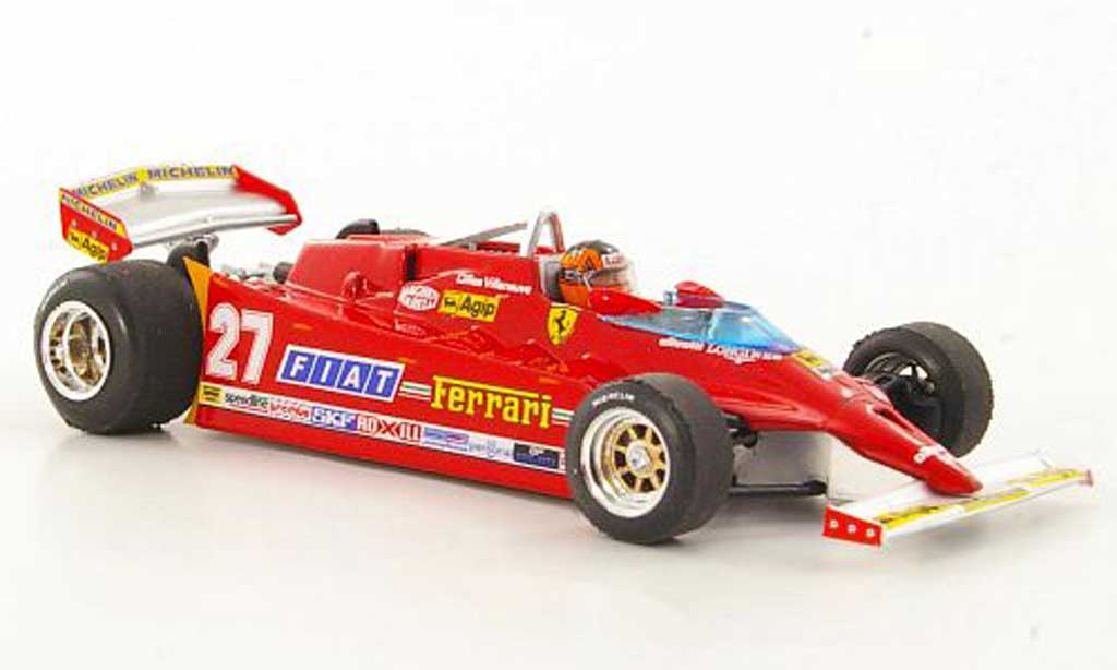 Ferrari 126 1981 1/43 Brumm 1981 CK Turbo No.27 G.Villeneuve GP USA West diecast model cars