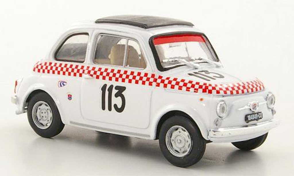 Fiat 500 1/43 Brumm Giannini TV No.113 Scuderia deLario B.Dosi Trofeo VaCamonica 1969 diecast model cars