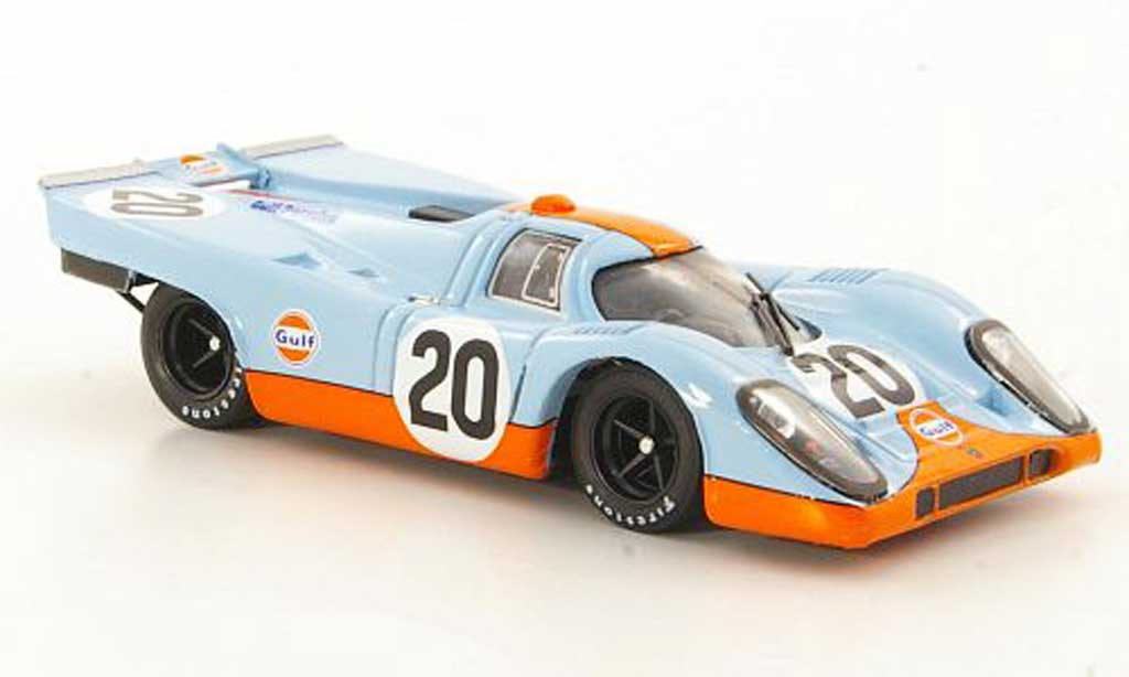Porsche 917 1970 1/43 Brumm 1970 No.20 JWA-Gulf Racing Team Siffert / Redman 24h Le Mans diecast model cars