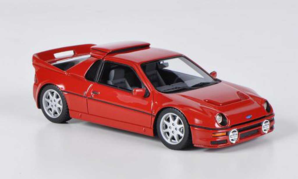 Ford RS 200 1/43 HPI red LHD diecast model cars