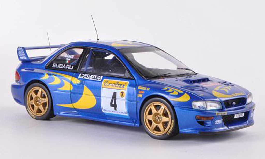 Subaru Impreza WRC 1/43 HPI WRC 97 No.4 P.Liatti / F.Pons Rally Monte Carlo 1997 diecast model cars