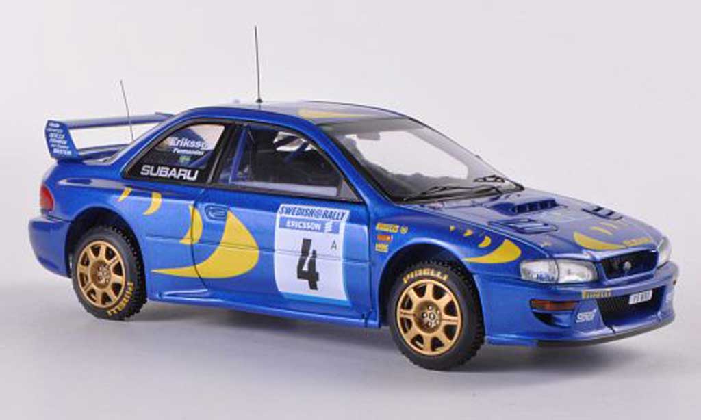Subaru Impreza WRC 1/43 HPI WRC 97 No.4 K.Eriksson / S.Parmander Rally Schweden 1997 diecast model cars