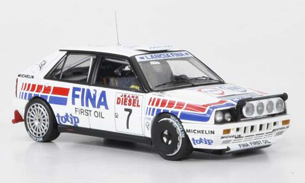 Lancia Delta HF Integrale 1/43 HPI HF Integrale HF Intregrale 16V No.7 Fina Cerrato/Cerri Rally San Remo 1991 diecast model cars