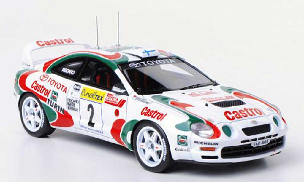 Toyota Celica GT Four 1/43 HPI 1995 GT Four No.2 Team Europe / Castrol J.Kankkunen / N.Grist Rally Monte Carlo diecast model cars