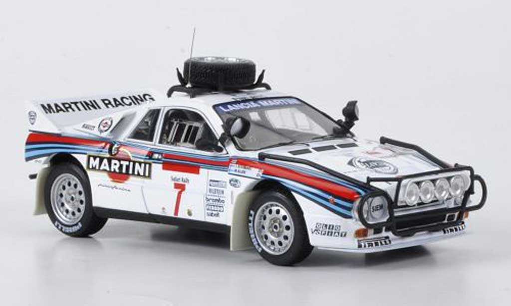 Lancia 037 1/43 HPI Rally No.7 Martini Alen/Kivimaki Safari Rally 1984 diecast model cars