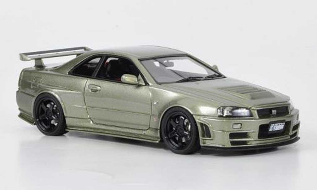 Nissan Skyline R34 1/43 HPI R34 GT-R Nismo Z-Tune greygrun diecast model cars