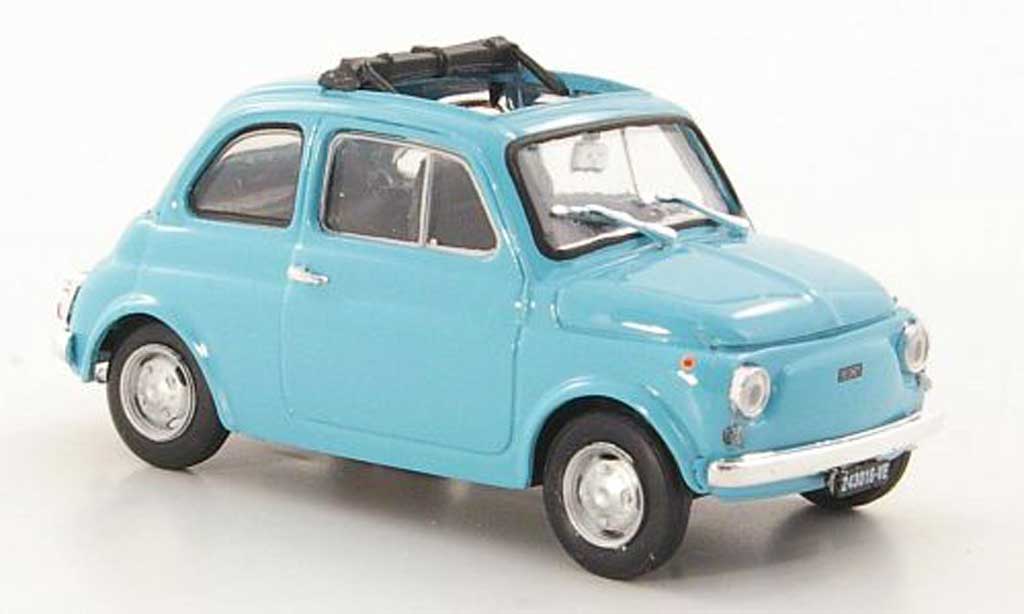 Fiat 500 R 1/43 Brumm R aperta turkis 1972 diecast model cars