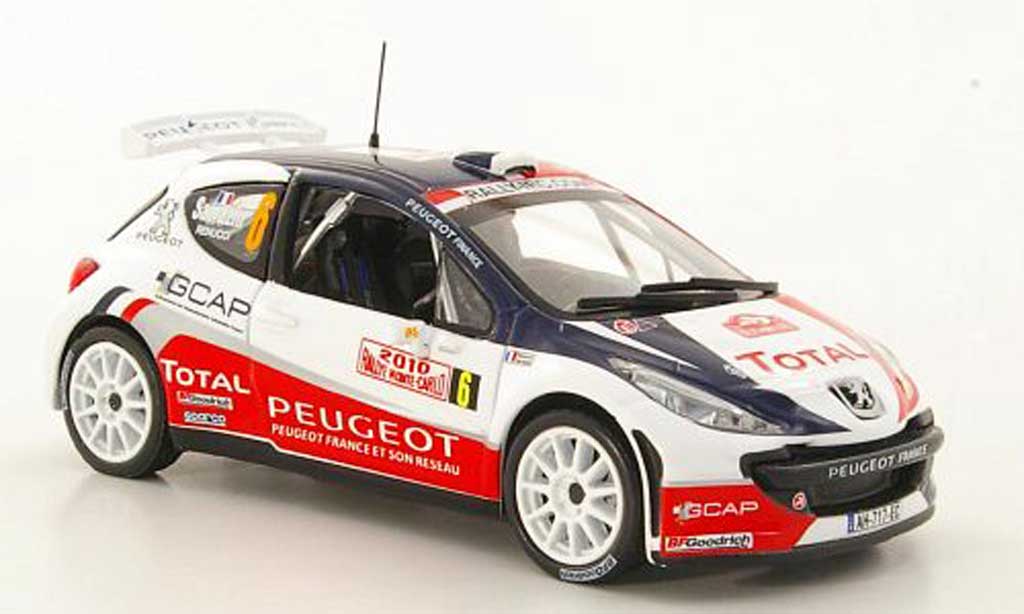 Peugeot 207 S2000 1/43 Hachette S2000 No.6 Total S.Sarrazin / J.-J.Renucci Rally Monte Carlo 2010 diecast model cars