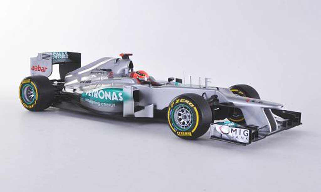 Mercedes F1 2012 1/18 Minichamps 2012 AMG W03 No.7 Petronas M.Schumacher Saison diecast model cars