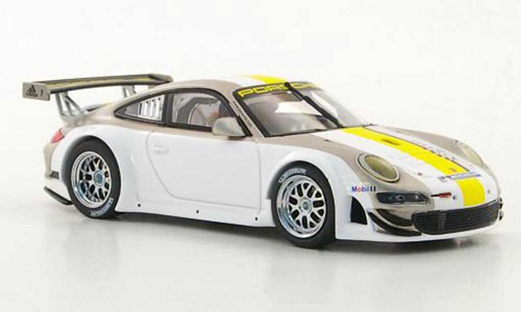 Porsche 997 GT3 RSR 1/43 Minichamps GT3 RSR white diecast model cars