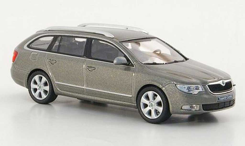 Skoda Superb 2009 1/43 Abrex 2009 II Combi greybeige diecast model cars