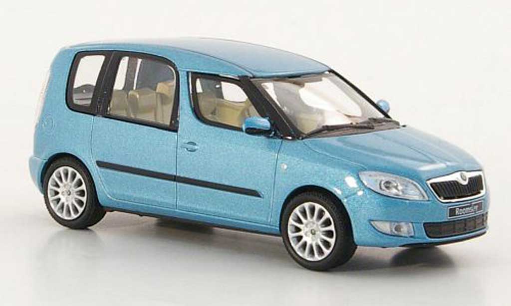 Skoda Roomster 1/43 Abrex blue 2010 diecast model cars