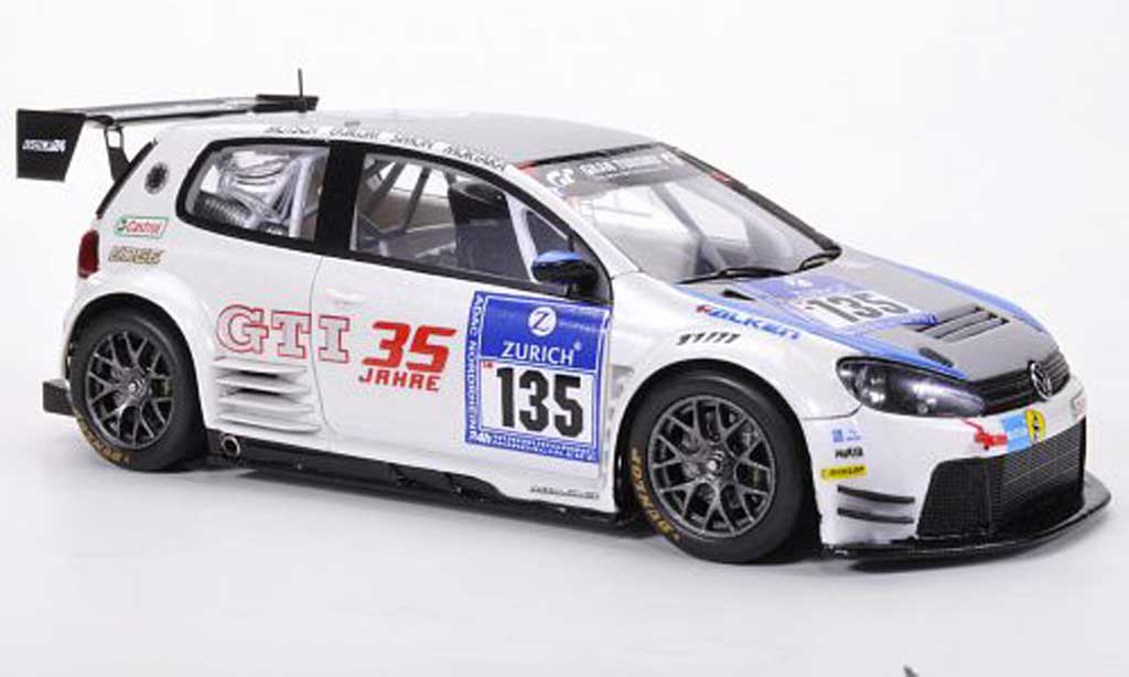 Volkswagen Golf VI 1/43 Spark VI 24 No.135 Mutsch / Ekblom / Simon / Mortara 24h ADAC Nurburgring 2011 diecast model cars