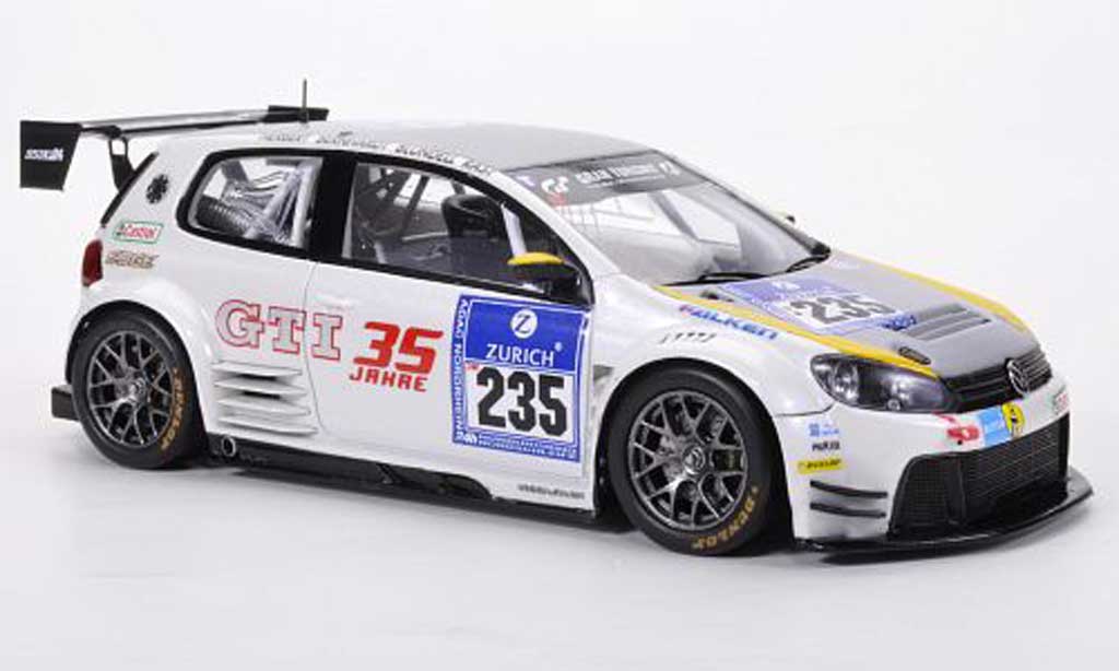 Volkswagen Golf VI 1/43 Spark VI 24 No.235 Herbert / Bernhardt / Blundell / Rast 24h ADAC Nurburgring 2011 diecast model cars