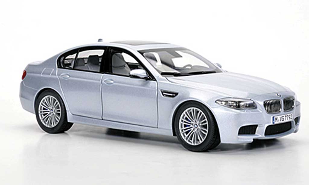 Bmw M5 F10 1/18 Paragon F10 grey metallisee blue 2012 diecast model cars