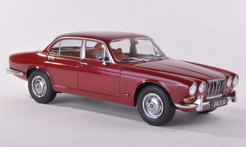 Jaguar XJ 6 1/18 Paragon 6 Series 1 2.8 black-red LHD 1971 diecast model cars