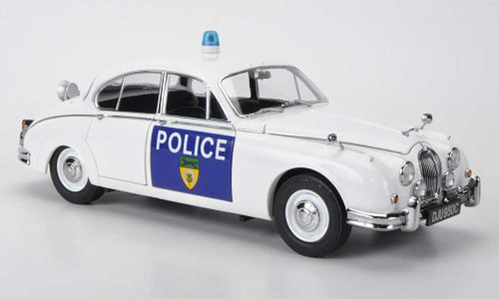 Jaguar MK 2 1/18 Model Icons 2 Leicestershire & Rutland Constabulary Police (GB) RHD 1965 diecast model cars