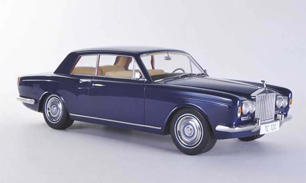 Rolls Royce Silver Shadow 1/18 Paragon MPW 2-Door Coupe blue LHD diecast model cars