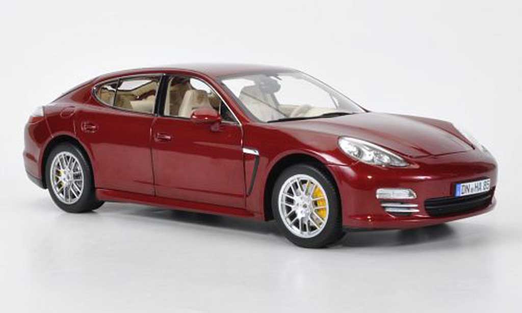 Porsche Panamera 4S 1/18 Norev 4S red 2009 diecast model cars