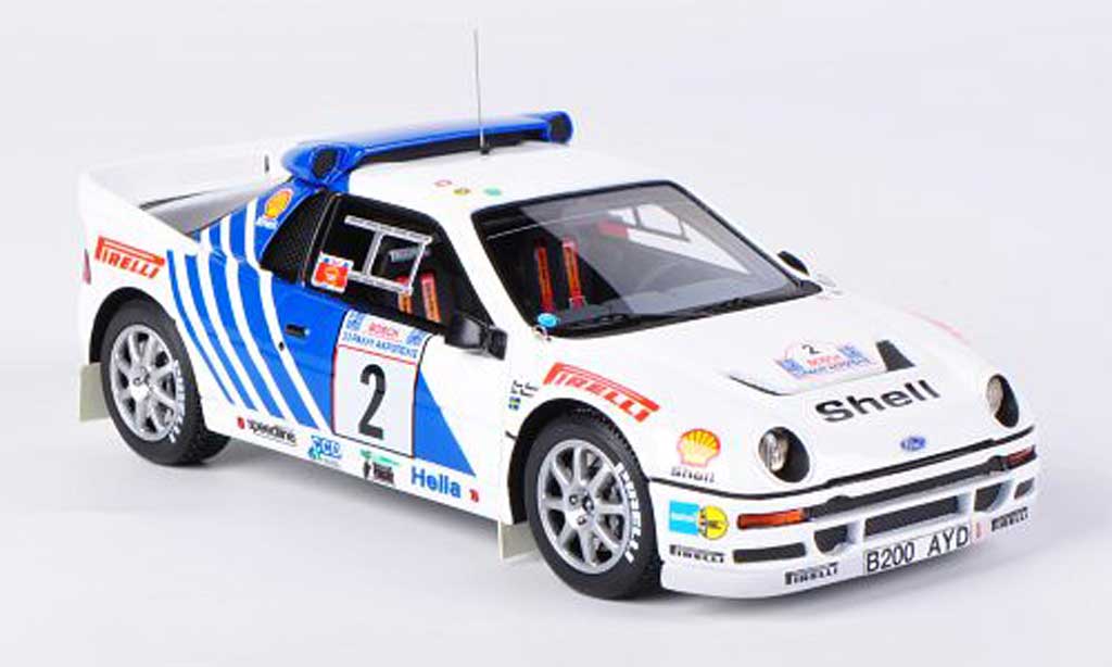Ford RS 200 1/43 HPI No.2 Pirelli S.Blomqvist / B.Berglund Rally Acropolis 1986 diecast model cars