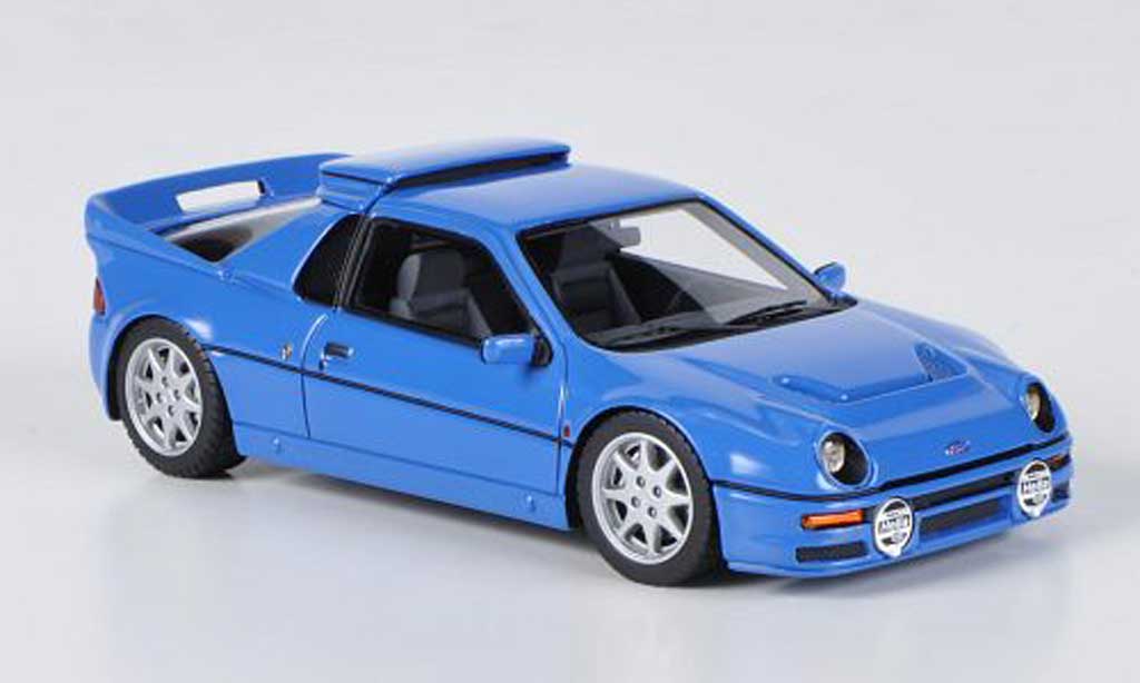 Ford RS 200 1/43 HPI blue LHD diecast model cars