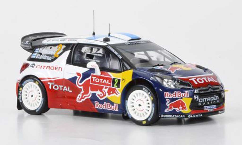 DS Automobiles DS3 WRC 2012 1/43 IXO WRC 2012 WRC No.2 Red Bull Hirvonen/Lehtinen Rally Monte Carlo 2012 diecast model cars