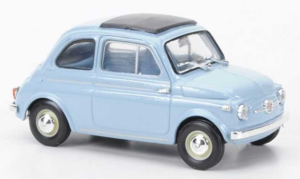 Fiat 500 1/43 Brumm Nuova blue geschl. Faltdach un2 Figuren 1959 diecast model cars