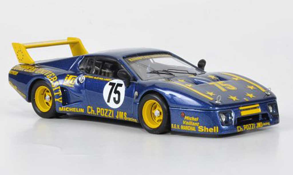 Ferrari 512 BB LM 1/43 Best BB LM No.75 JMS Racing Guitteny / Bleynie / Libert 24h Le Mans 1980 diecast model cars