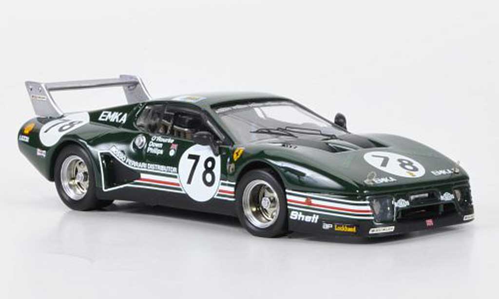 Ferrari 512 BB LM 1/43 Best BB LM No.78 O'Rourke / Down / Philips 24h Le Mans 1980 diecast model cars