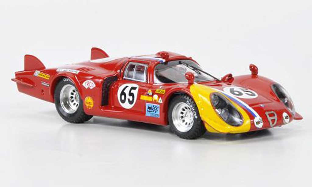Alfa Romeo 33.2 1968 1/43 Best 1968 LM No.65 Troesch / Wendt 24h Le Mans diecast model cars