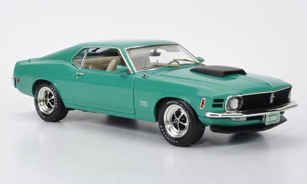 Ford Mustang 1970 1/18 Highway 61 1970 Boss 429 grun/black diecast model cars