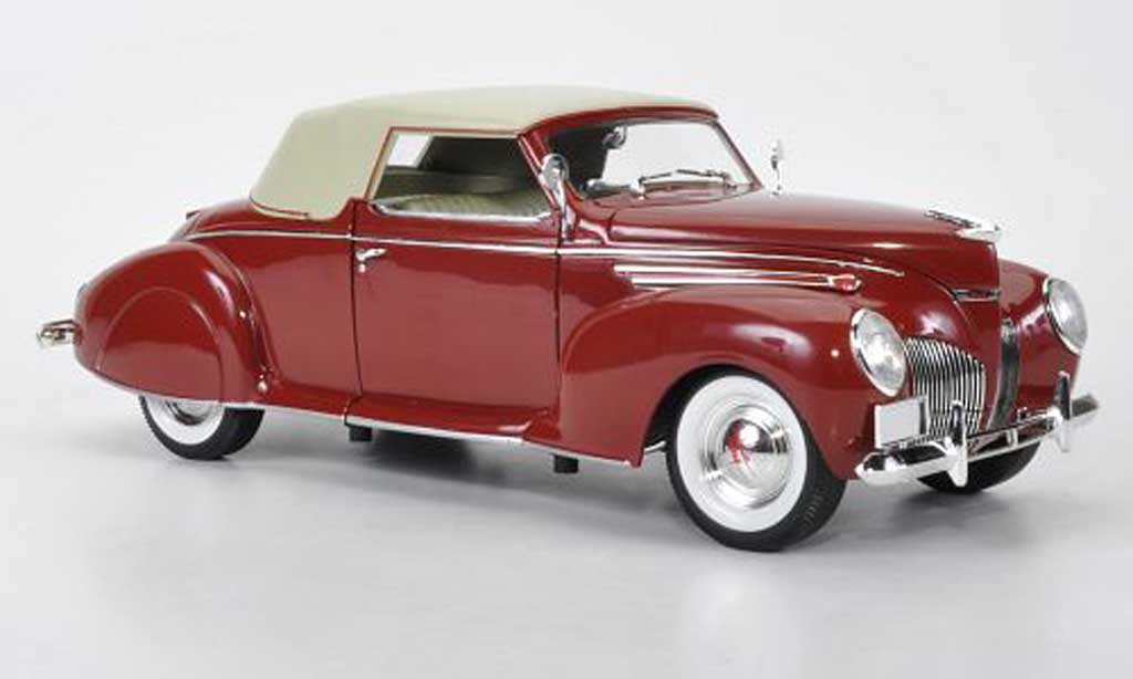 Lincoln Zephyr 1/18 Signature red 1939 diecast model cars