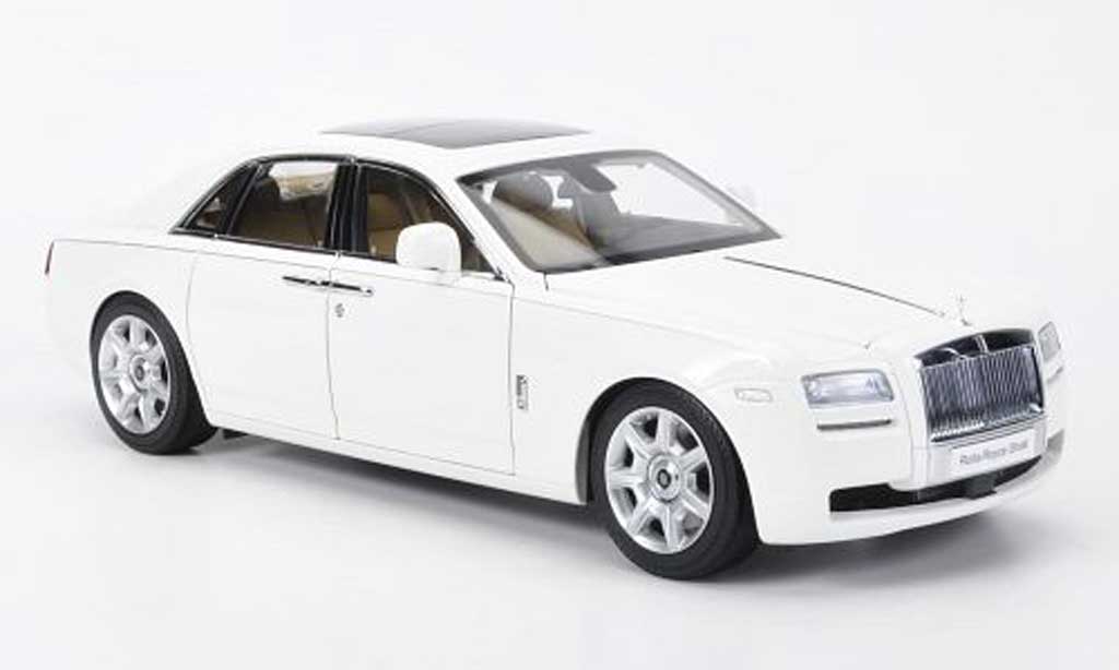 Rolls Royce Ghost SWB 1/18 Kyosho SWB (H22) LHD white diecast model cars