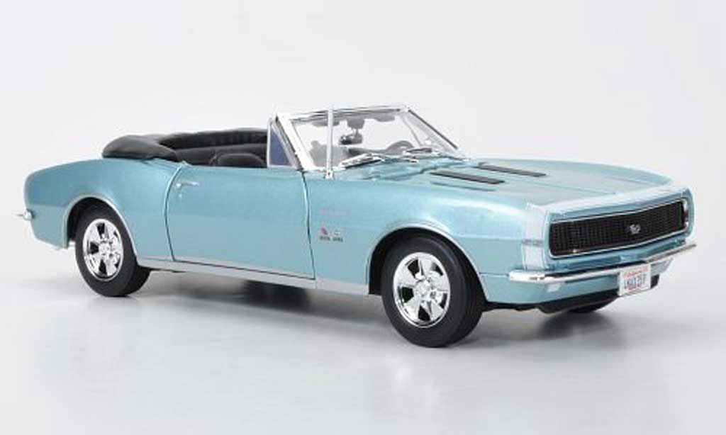 Chevrolet Camaro SS 1/18 Maisto SS 396 Cnvertible blue 1967 diecast model cars