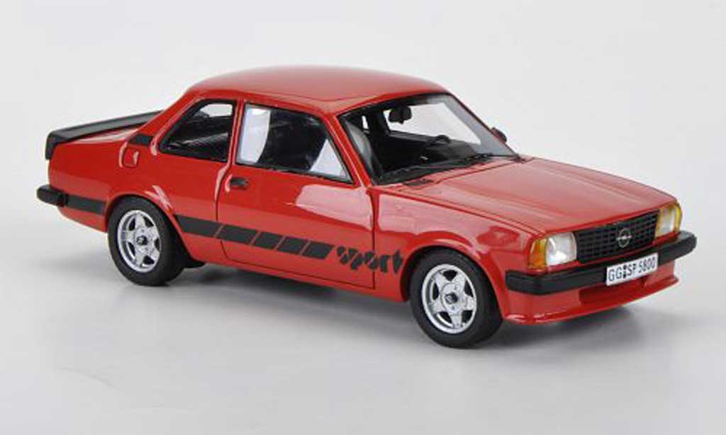 Opel Ascona B 1/43 Neo B Sport red 1980 diecast model cars