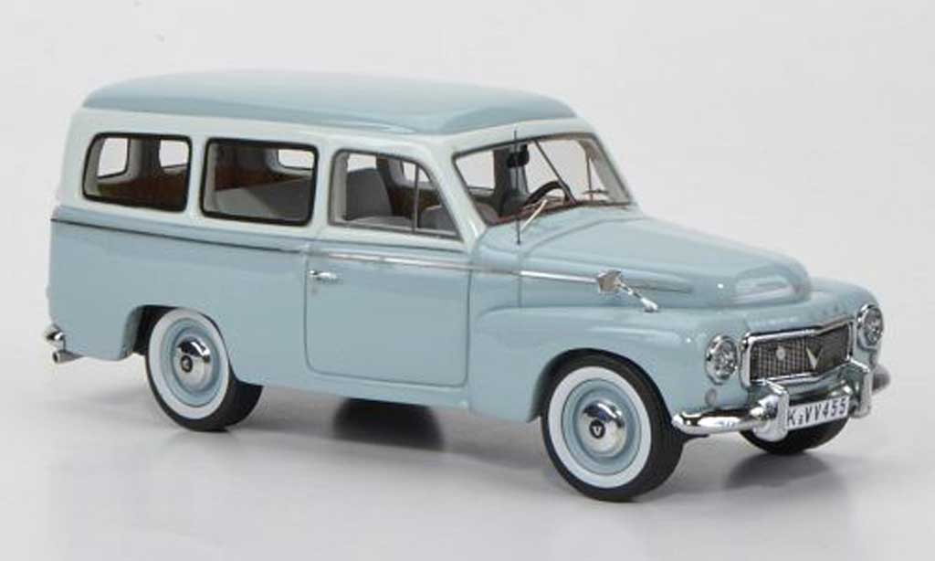 Volvo 445 1/43 Neo duett greyblue/white diecast model cars