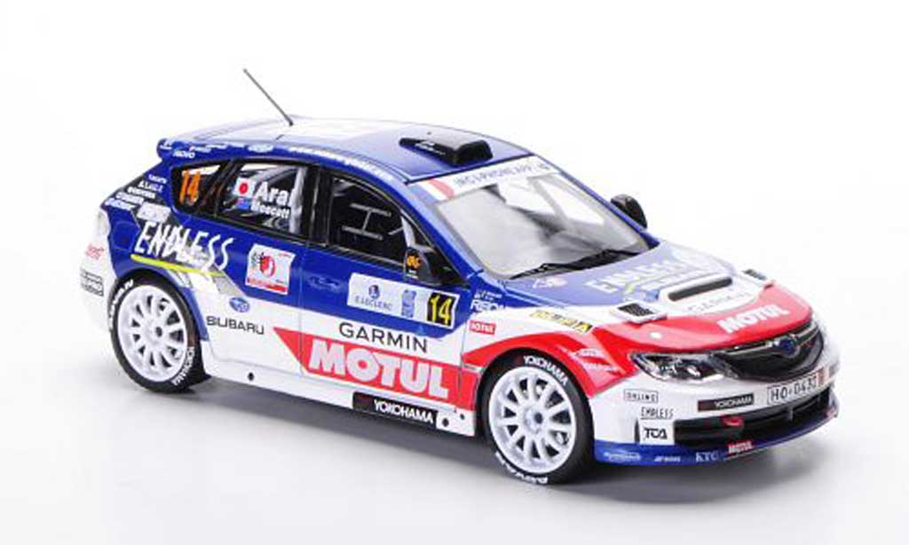 Subaru WRX STI 1/43 IXO STI No.14 T.Arai / D.Moscatt Tour de Corse 2011 diecast model cars