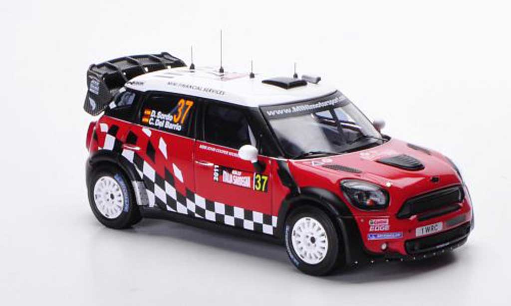 Mini Countryman JCW 1/43 IXO JCW WRC No.37 D.Sordo / C.Del Bario Rally Sardegna 2011 diecast model cars