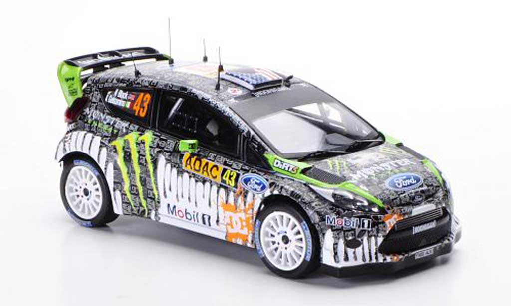Ford Fiesta WRC 1/43 IXO WRC No.43 K.Block / A.Gelsomino Rally Deutschland 2011 diecast model cars
